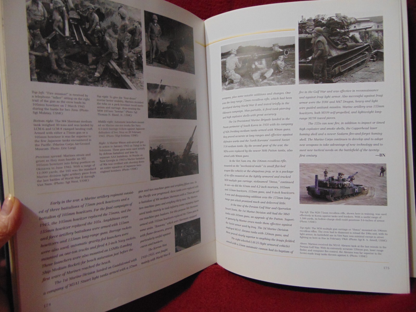 THE MARINES Marine Corps Heritage Foundation Cloth Cover (1998 HUGE HB)