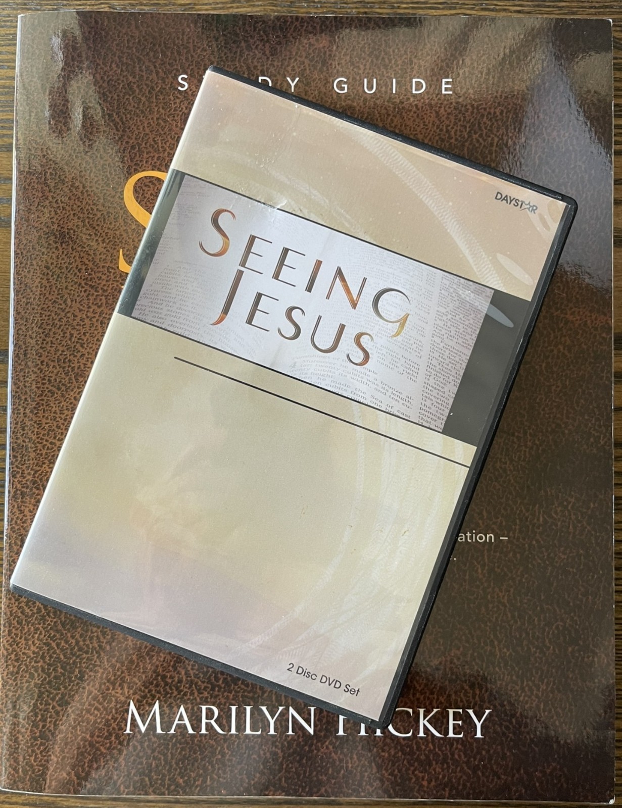 Seeing Jesus Bible Encounter Study and 2 DVD’s Guidebook by Marilyn Hickey :VG+
