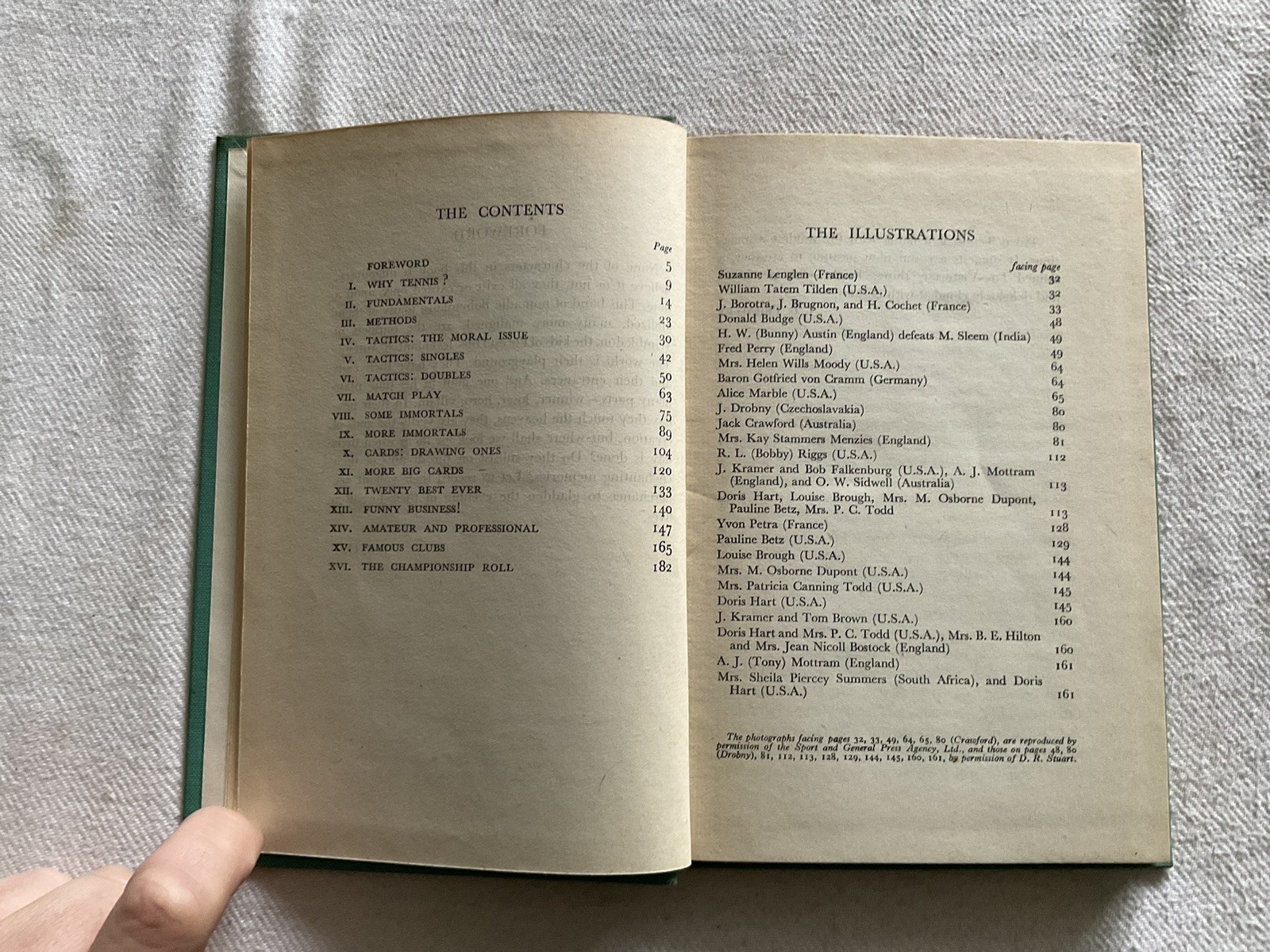 2x Collectable Vintage H/B “Tennis” Themed H/B Books From 1940s