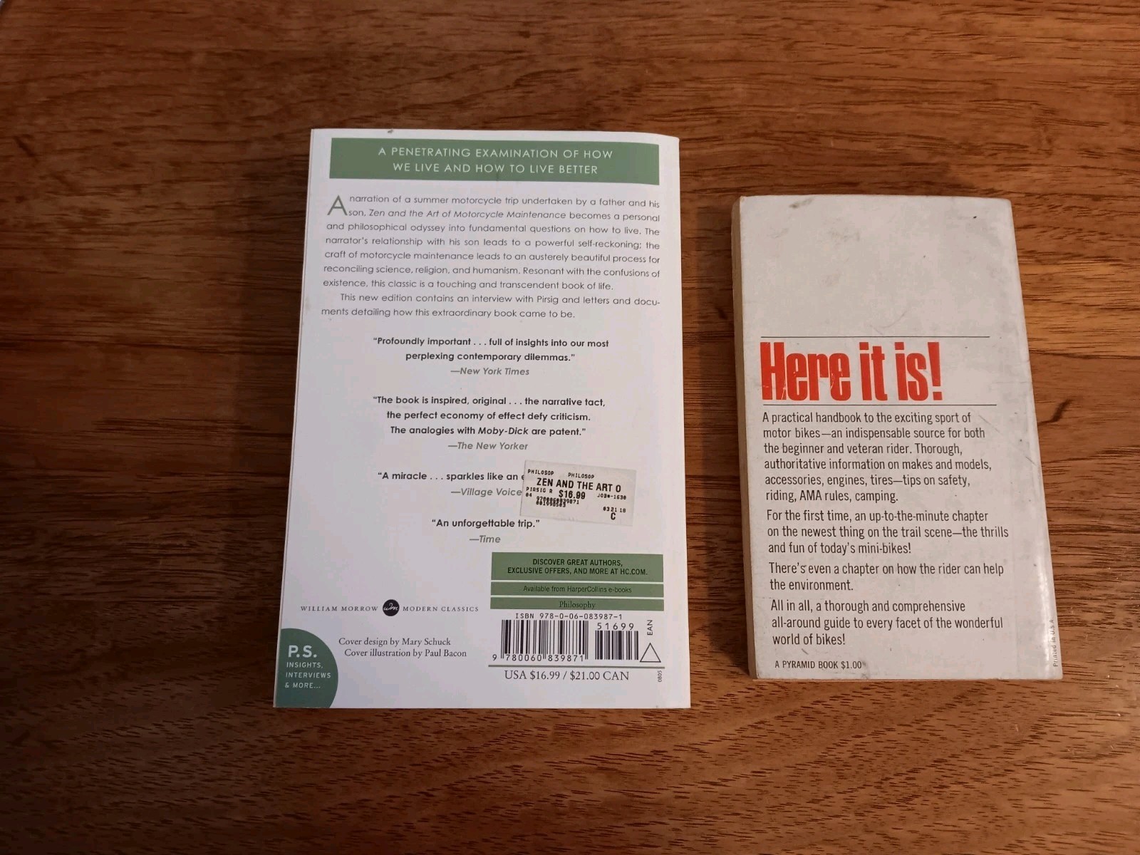 Lot 2 Zen and the Art of Motorcycle Maintenance Motorcycle & Trail Bike Handbook