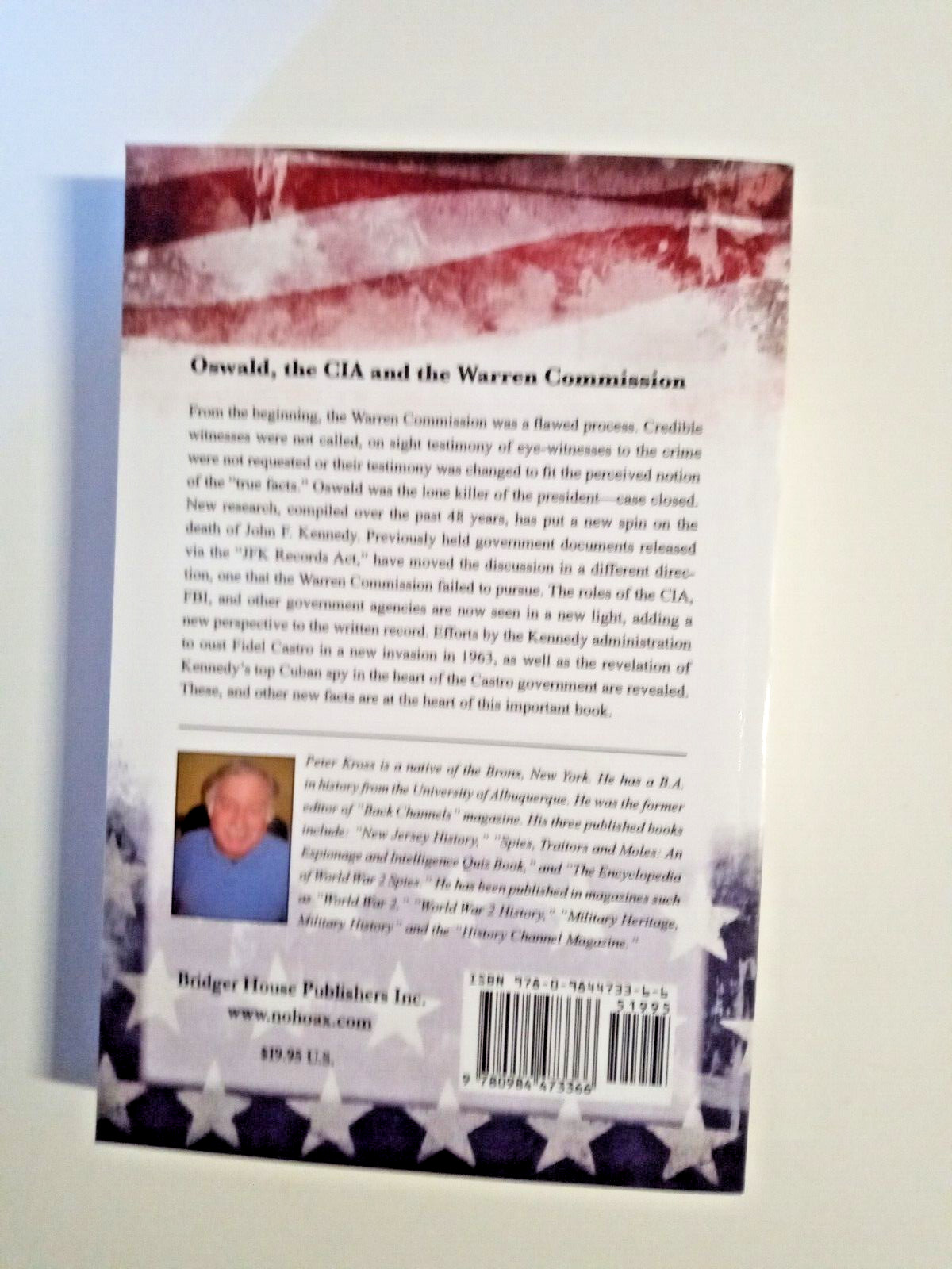 Oswald, the Cia and the Warren Commission by Peter Kross (2011, Trade Paperback)