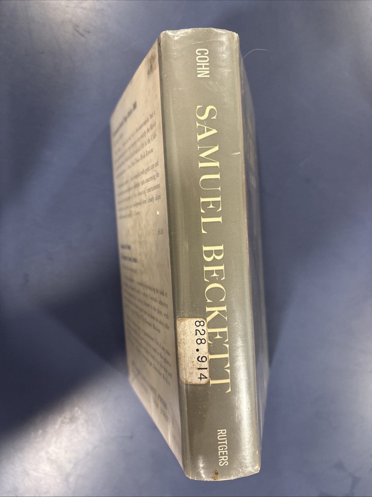 Samuel Bechett, The Comic Gamut, by Ruby Cohn, HC/DJ, 1962, 1st Edition