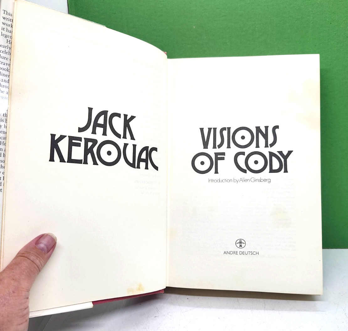 Visions of Cody by Jack Kerouac Intro by Allen Ginsberg Ex Library Good
