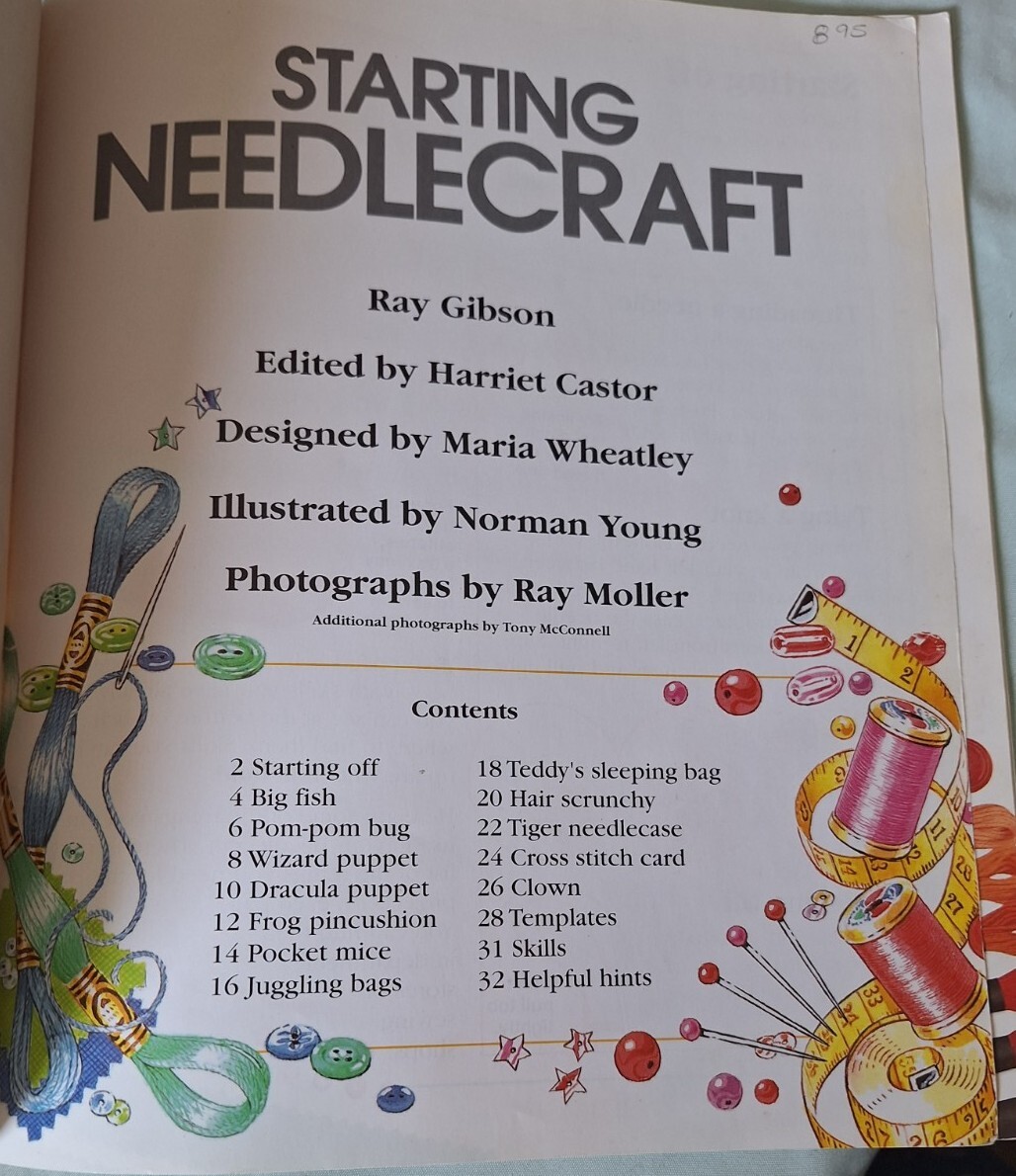 USBORNE FIRST SKILLS ~ Starting Needlecraft by Harriet Castor (1994, TradePB)