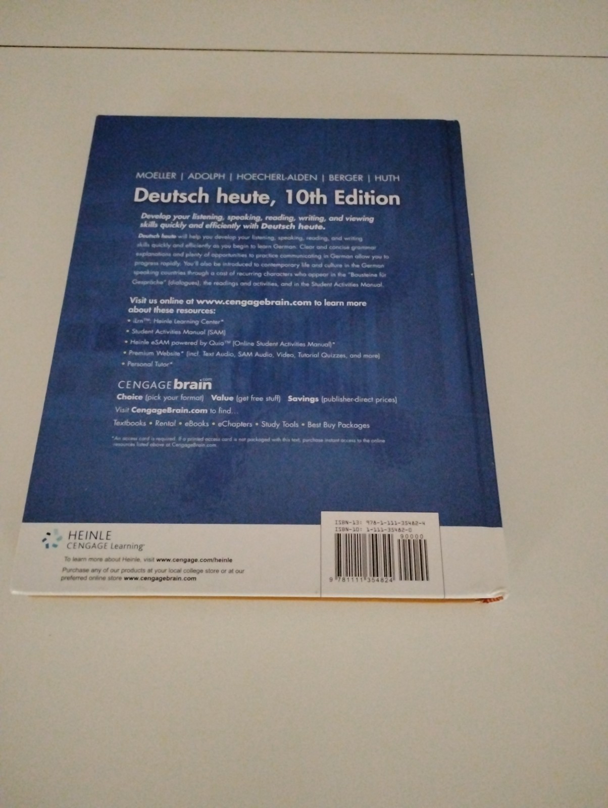 Deutsch Heute 10th Edition German Language Book 2016 Hardcover