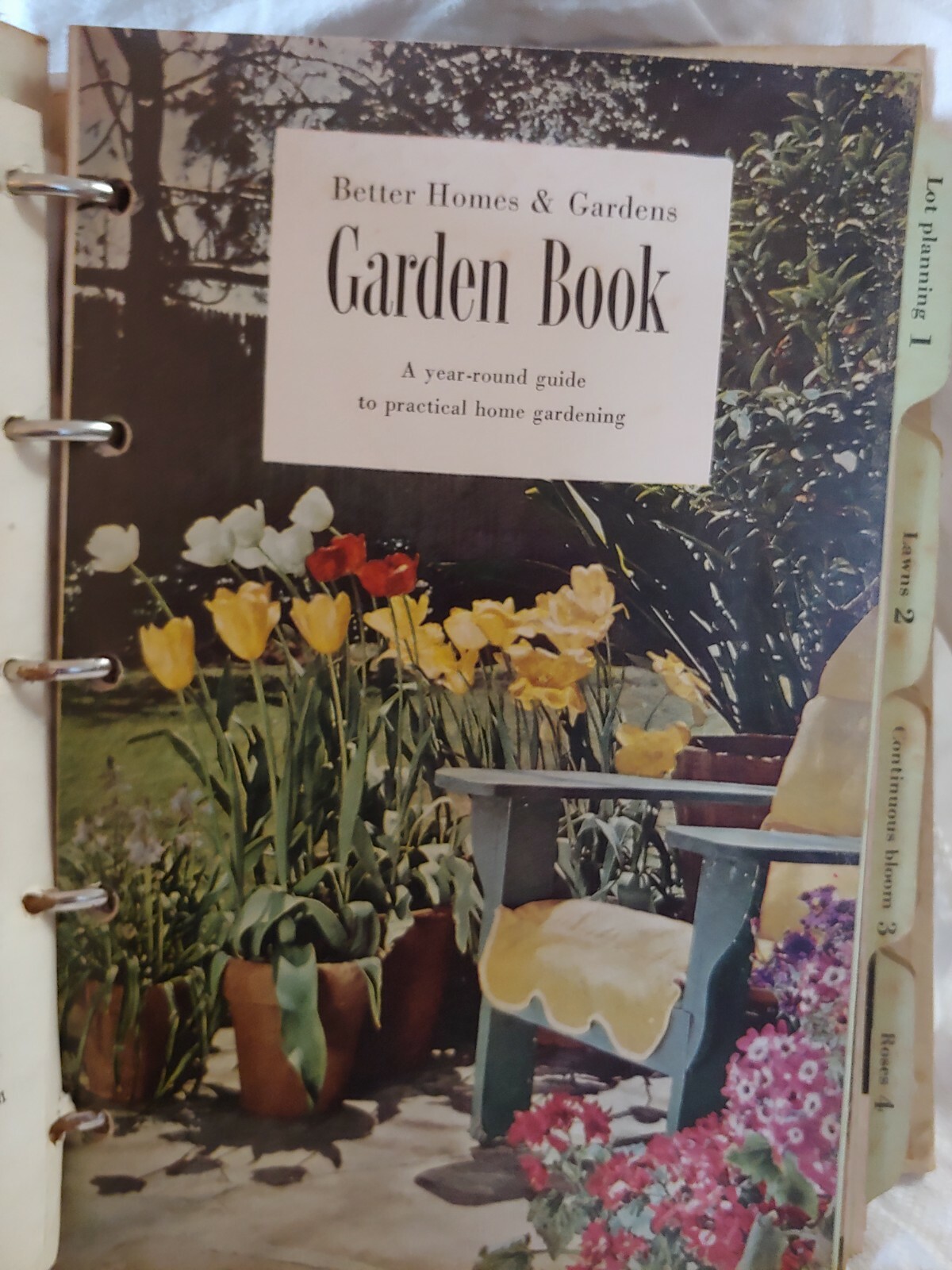 1951 Better Homes and Gardens GARDEN BOOK Meredith Pub. 480 Pages HB Ring binder