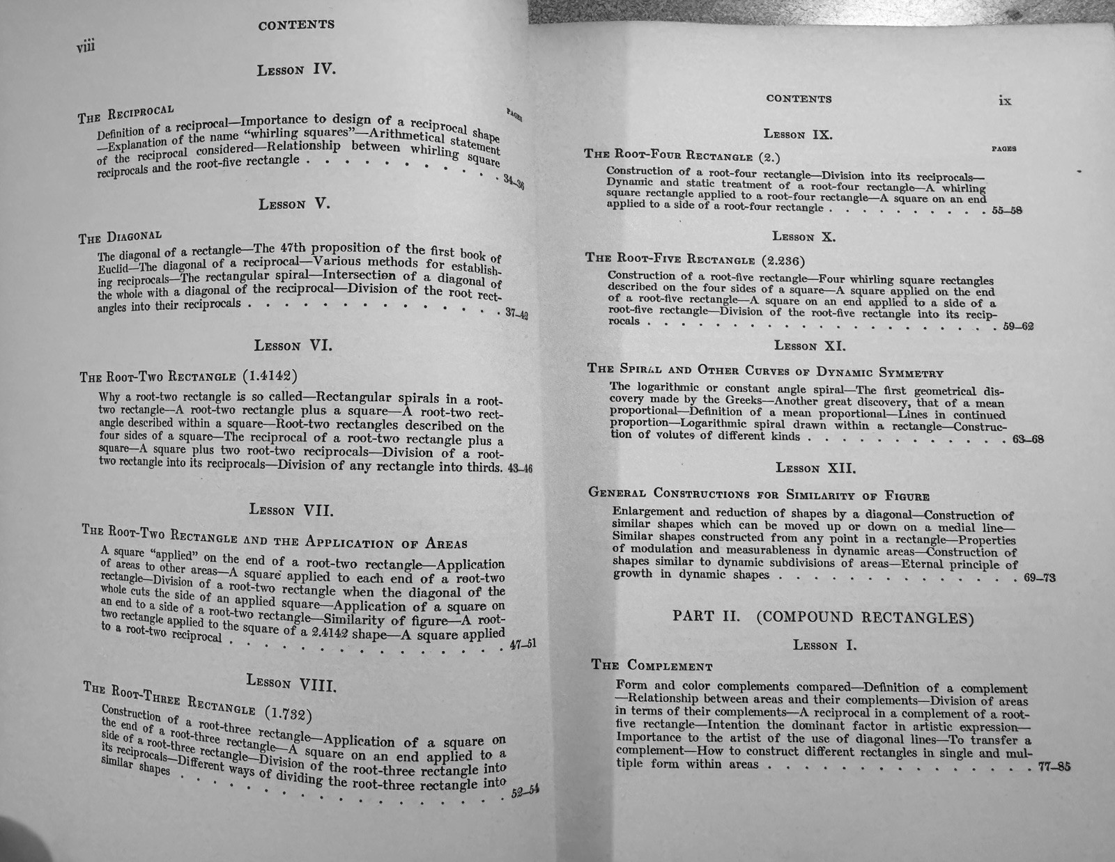 1926 The Elements of Dynamic Symmetry by Jay Hambidge-Art, Design, Mathematics