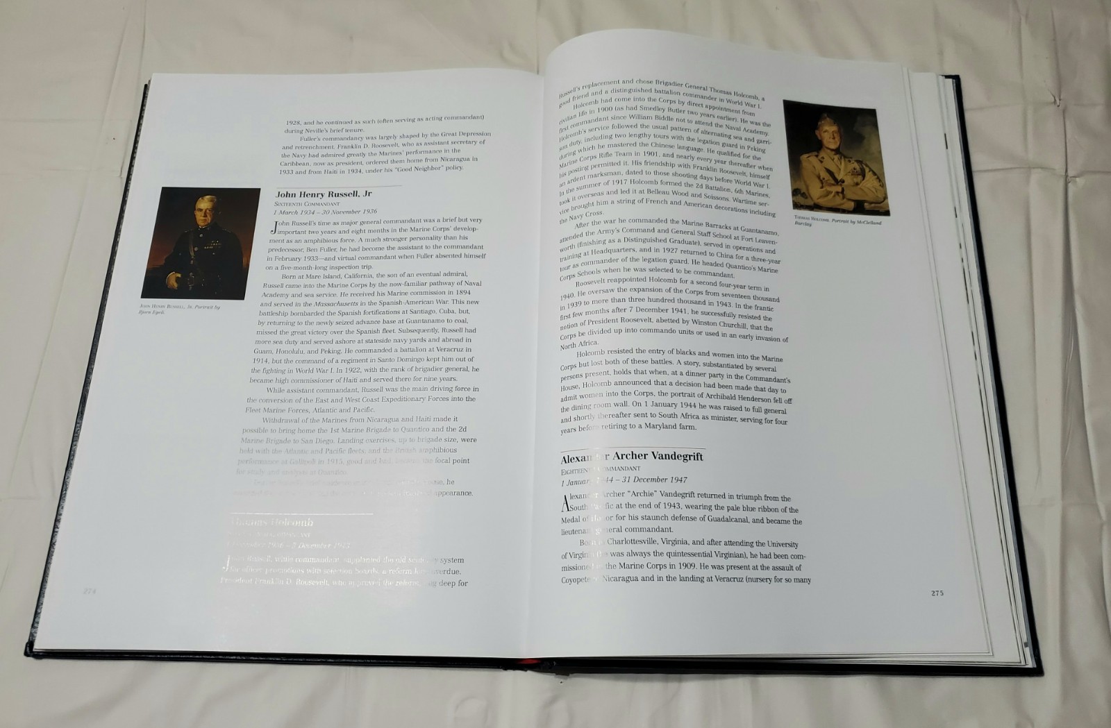 THE MARINES Marine Corps Heritage Foundation Book 2012 Illustrated Pre-owned