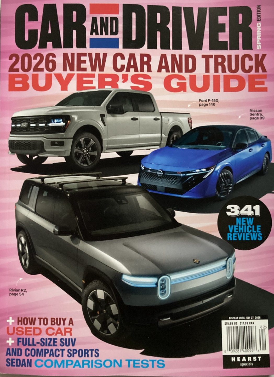 2026 CAR & DRIVER NEW CAR & TRUCK BUYER’S GUIDE Magazine UNBIASED REVIEWS / New