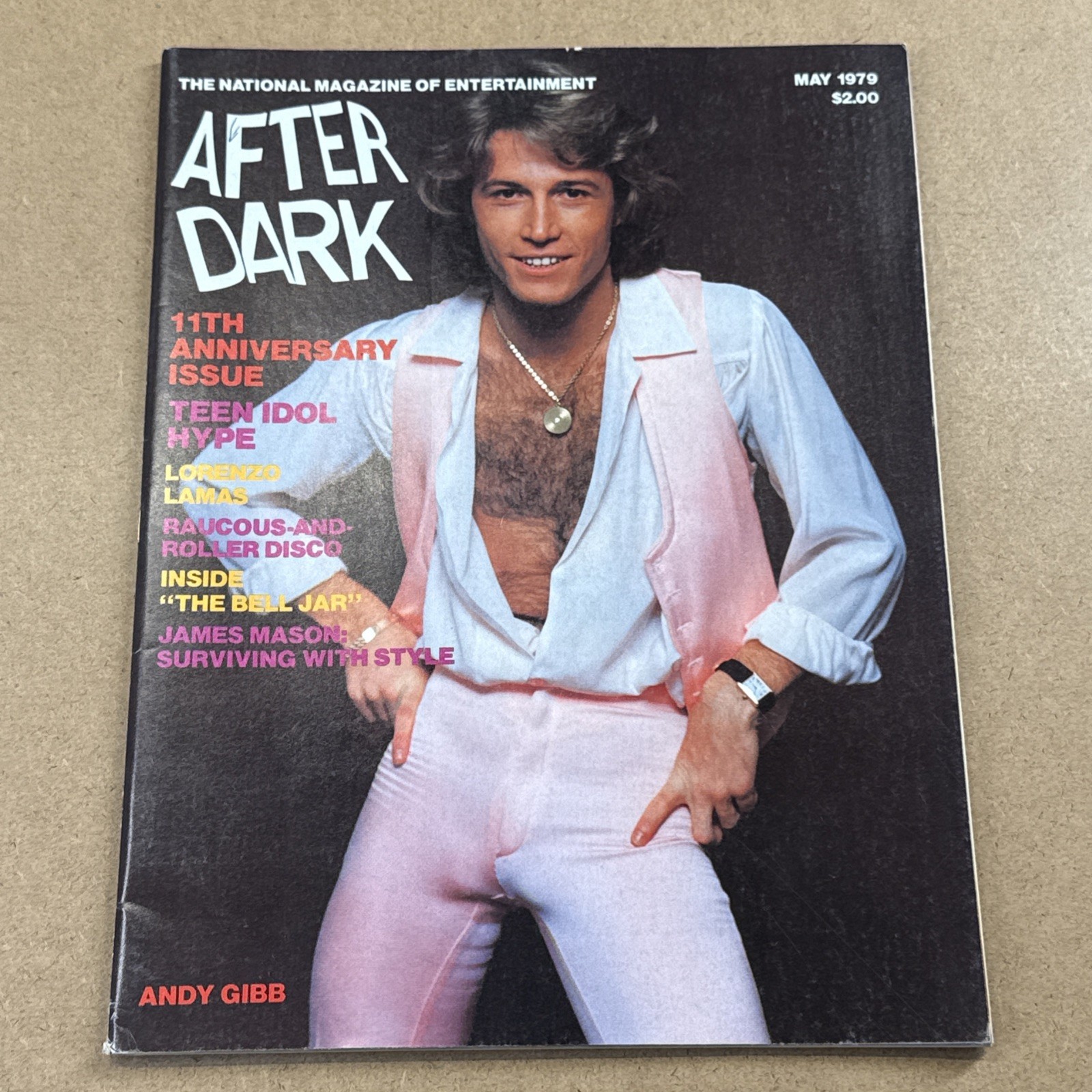 After Dark Magazine May 1979 Andy Gibb, Lorenzo Lamas 98 Pages