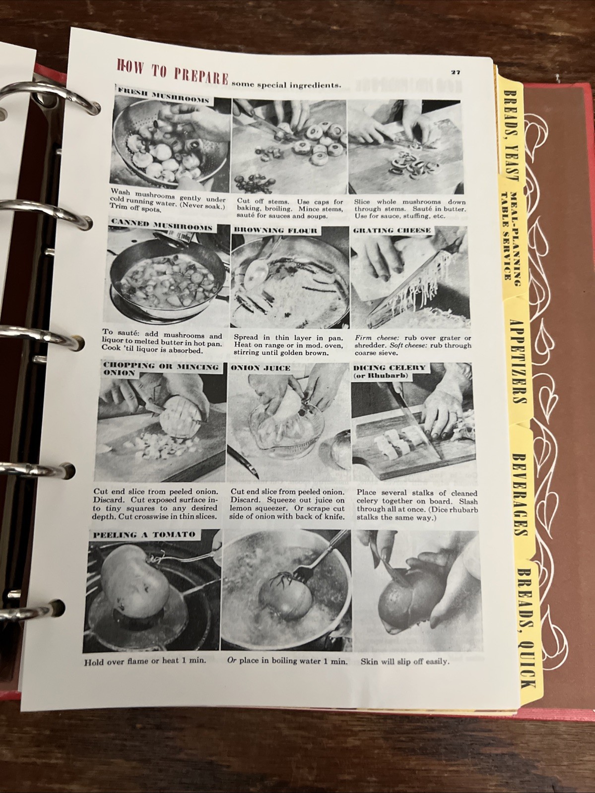 Betty Crocker’s Picture Cookbook Facsimile 1950 Edition Hardcover 5-Ring Binder