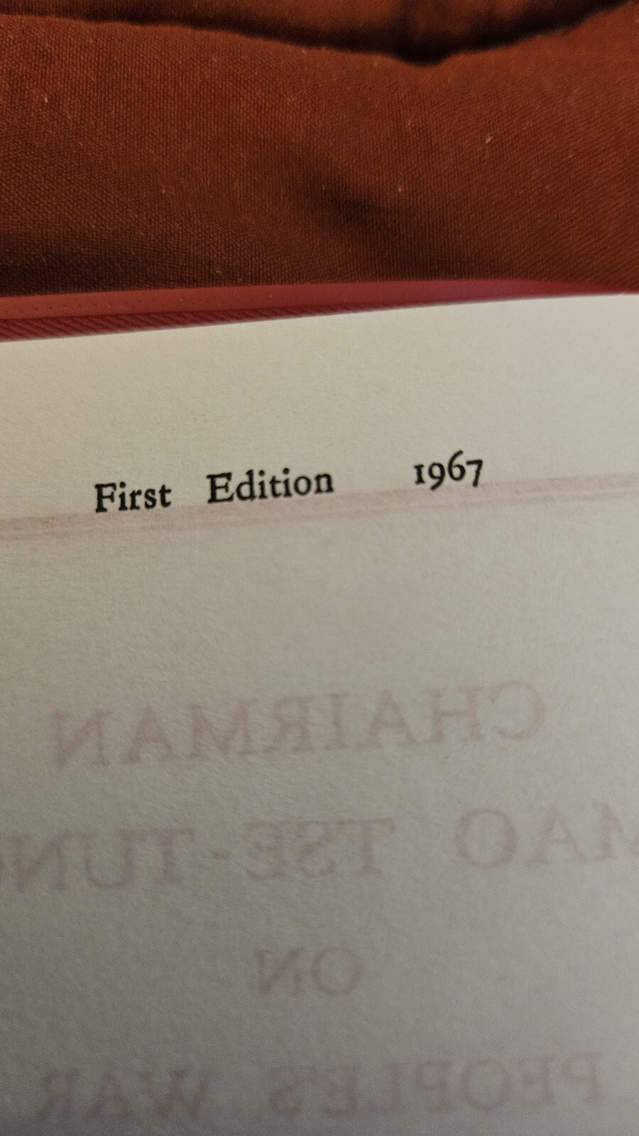 3 BOOKS: QUOTATIONS FROM CHAIRMAN MAO+FIVE ARTICLES BY MAO+MAO ON PEOPLE’S WAR