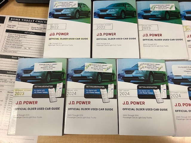 J. D. Power Official Older Used Car Guide Ex-library Choose Edition