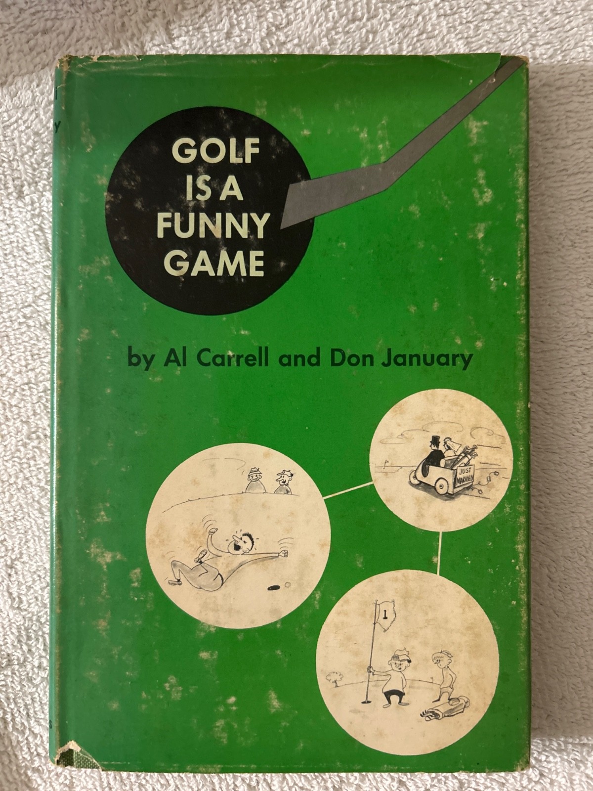 3 Funny vintage golf books 1967, 1973 &2005