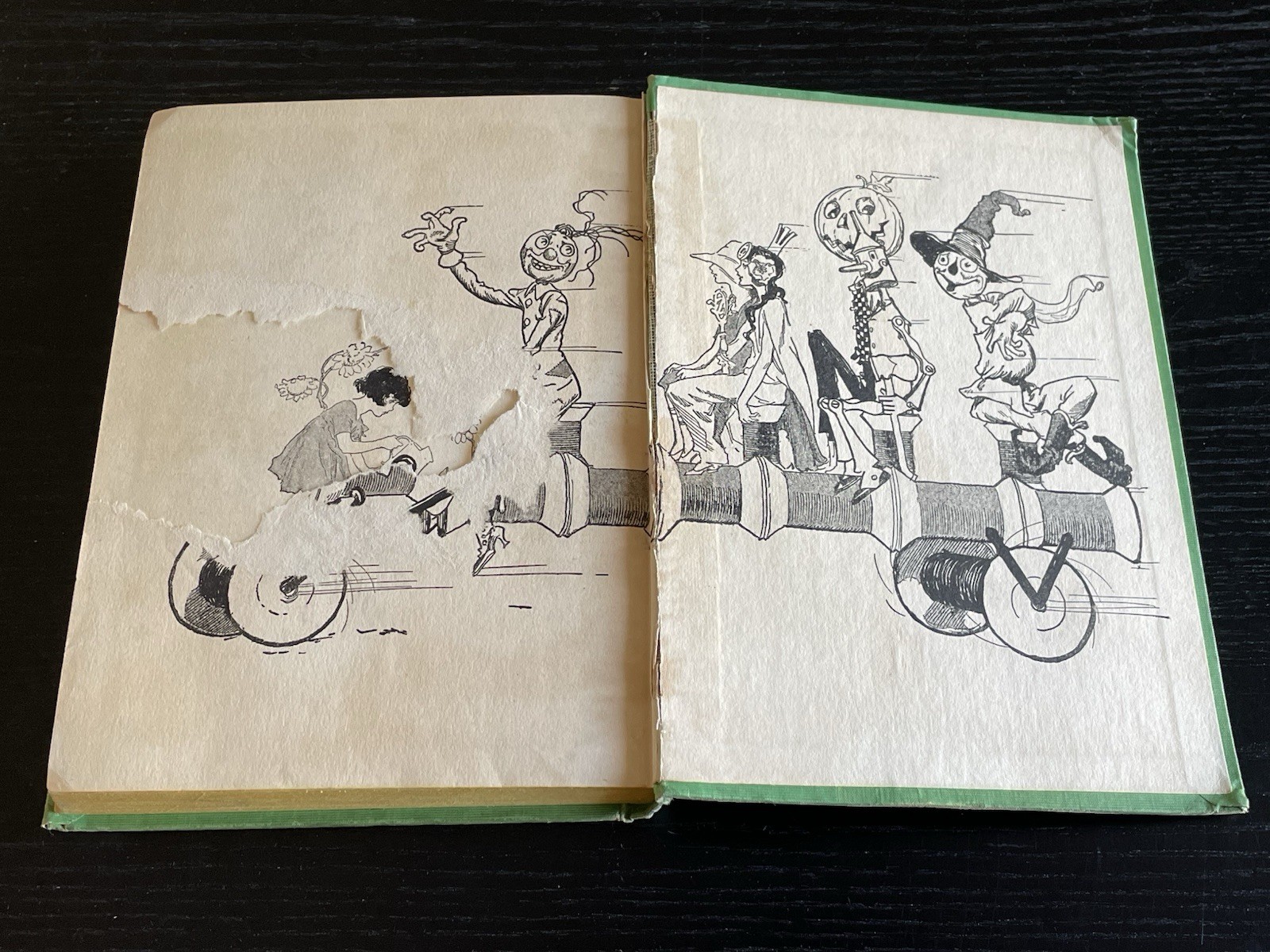 The GNOME KING of Oz, 1927 Ruth Thompson, First Edition, ALL 12 Color Plates