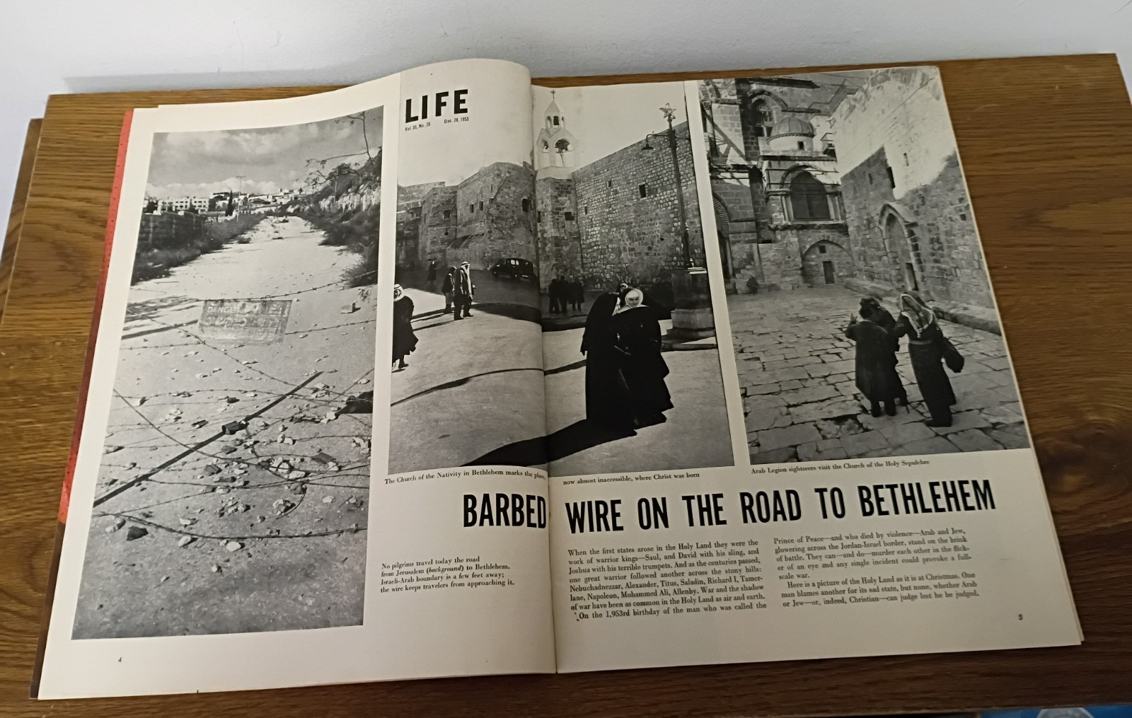 Life Magazine December 28, 1953 – Wizard of Oz Drawings, Four Great Churches