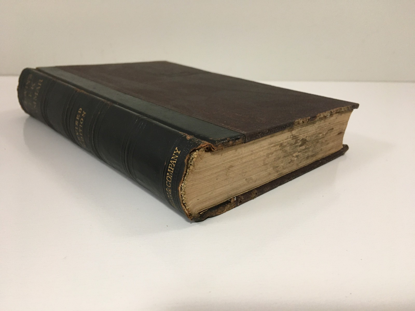 A Greek Grammar by William W. Goodwin Hardcover Revised and Enlarged 1893 VG