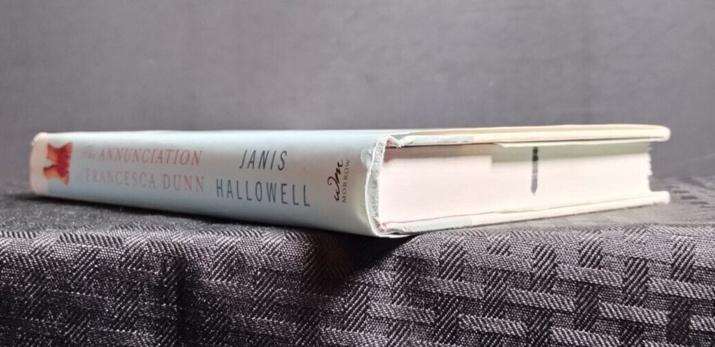 The Annunciation of Francesca Dunn Janis Hallowell HB DJ Fiction Novel Good