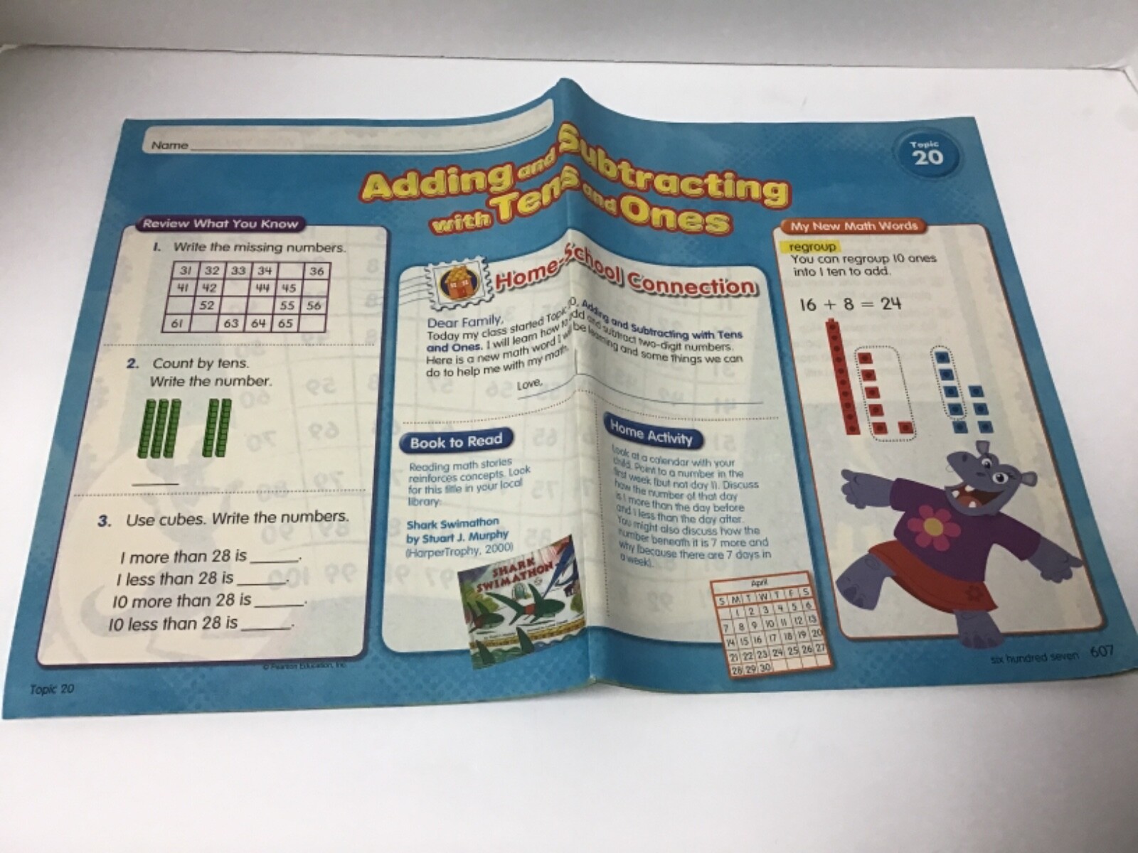 Pearson Education Workbooks Interactive Learning Lesson 20-1 thru 20-8 NEW