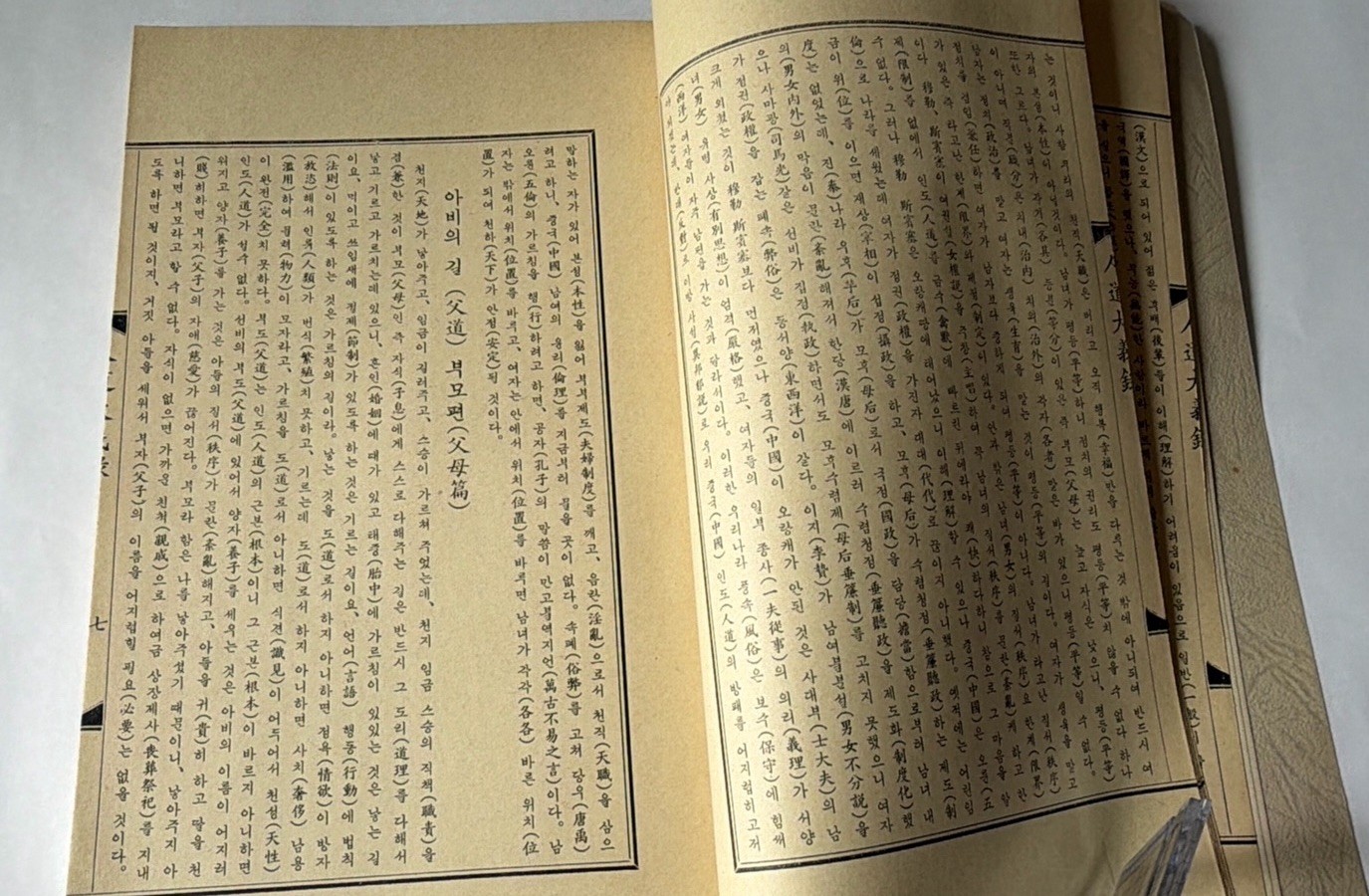 Rare 1986 Korean Thread-Bound Book Confucian Ethics Traditional Indo Daeuirok