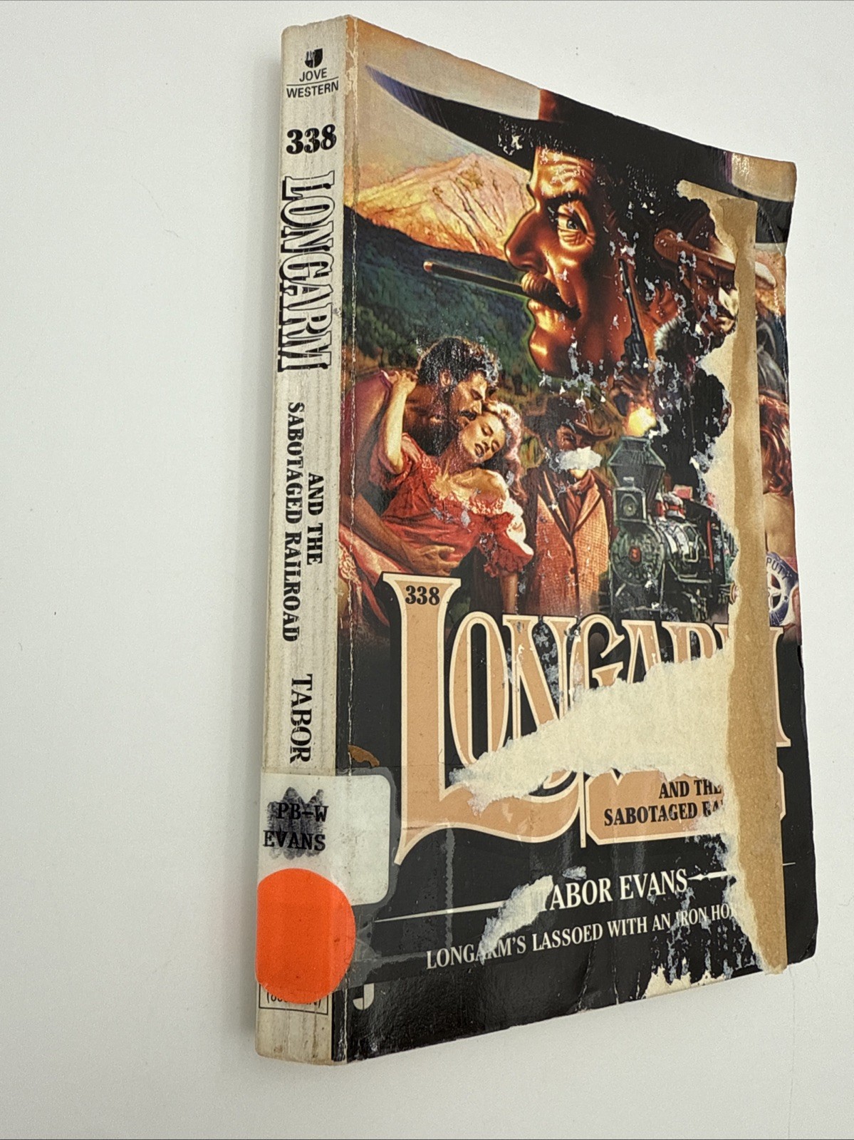 Longarm Western Paperback Lot of 37 Ex Library Reader Copies Jove Series