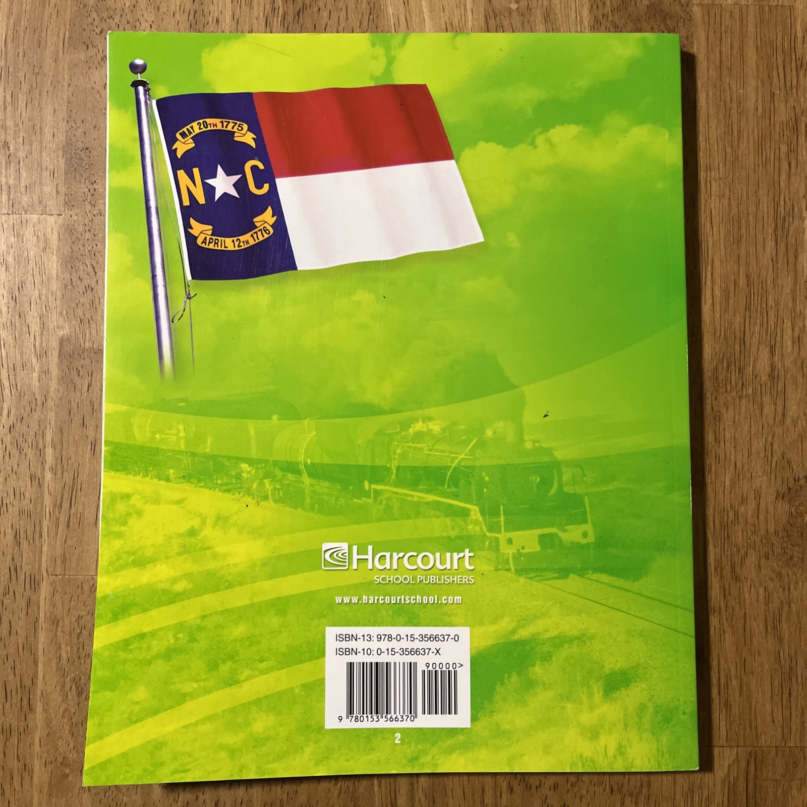 Harcourt Social Studies North Carolina Student Edition Textbook Homeschool CLEAN