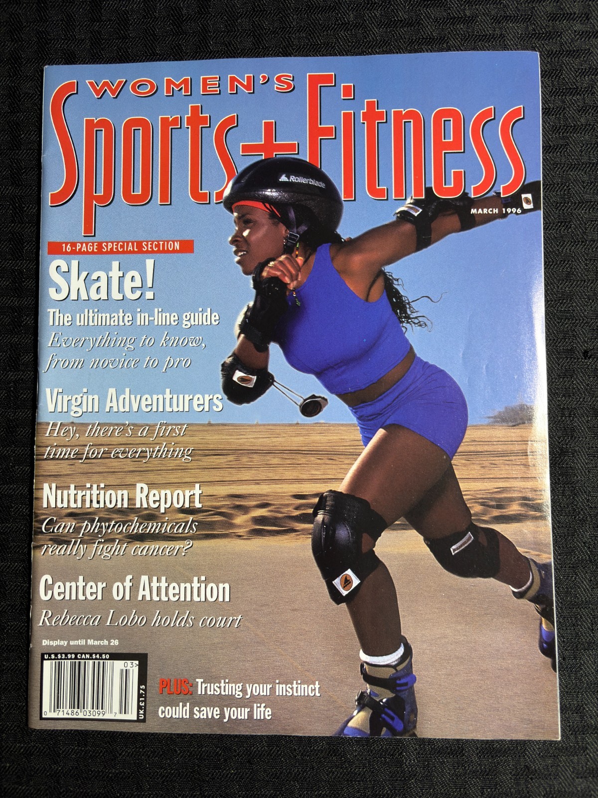 1996 March WOMEN’S SPORTS & FITNESS Magazine FN+ 6.5 In-Line Skate Guide
