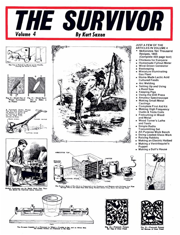 Kurt Saxon 2 DVD Survival Library – authorized seller Prepper Must have!!