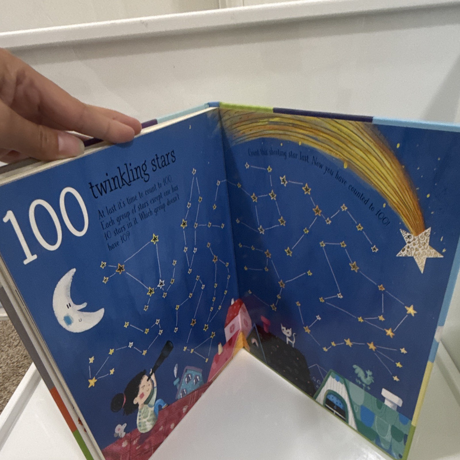 Usborne Count to 100 Board Book English Counting & Numbers Picture Book Ages 2-8
