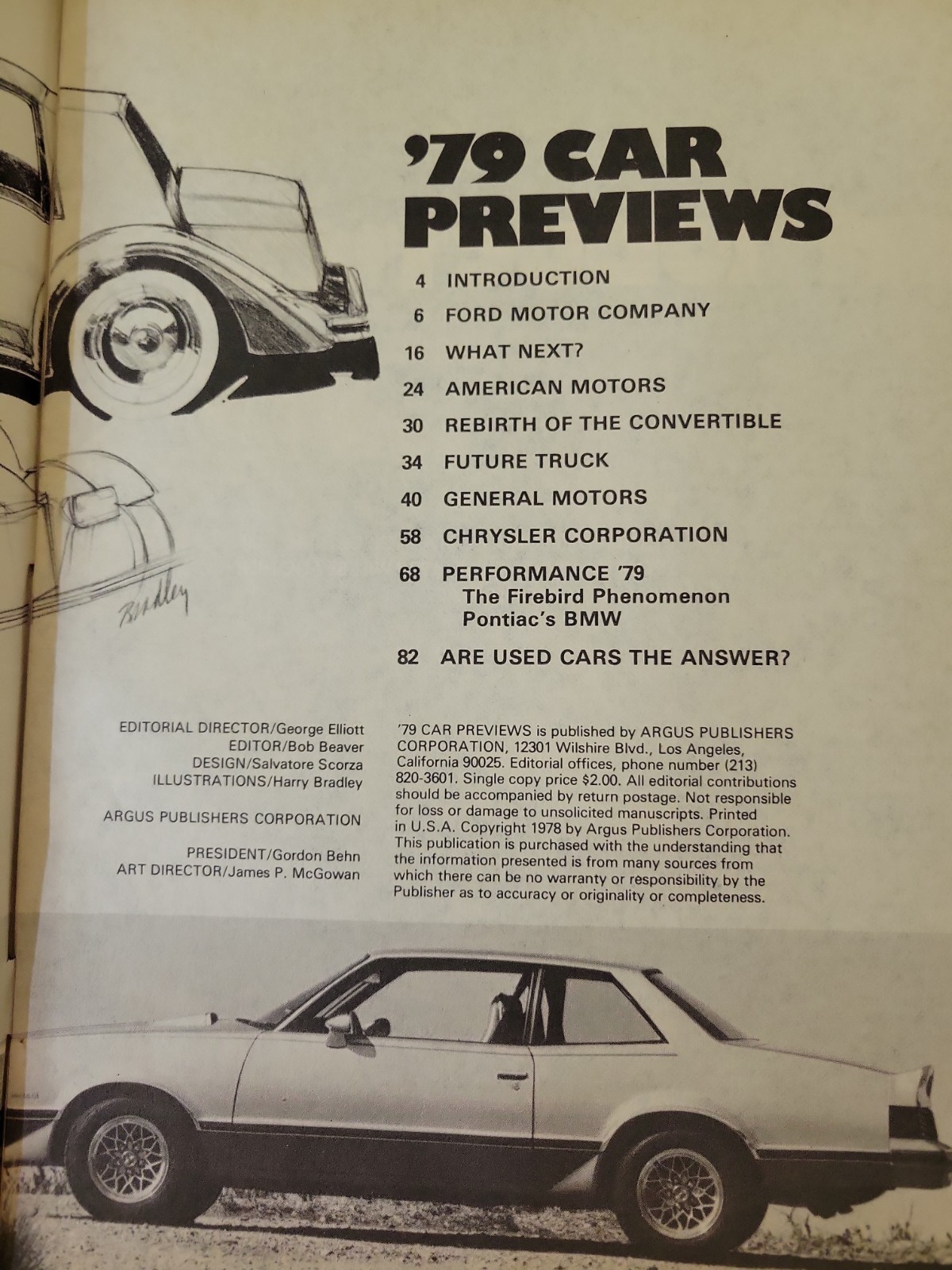 Lot 3 1979 79 New Car Yearbook Preview Prices Magazines-Buyer’s Guides