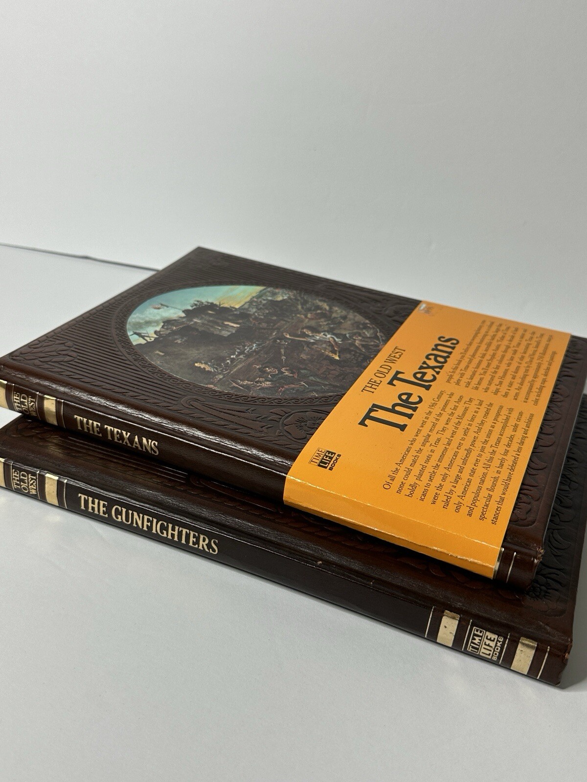 The Texans, The Gunfighter’s Time Life Books Old West Series Faux Leather Bound