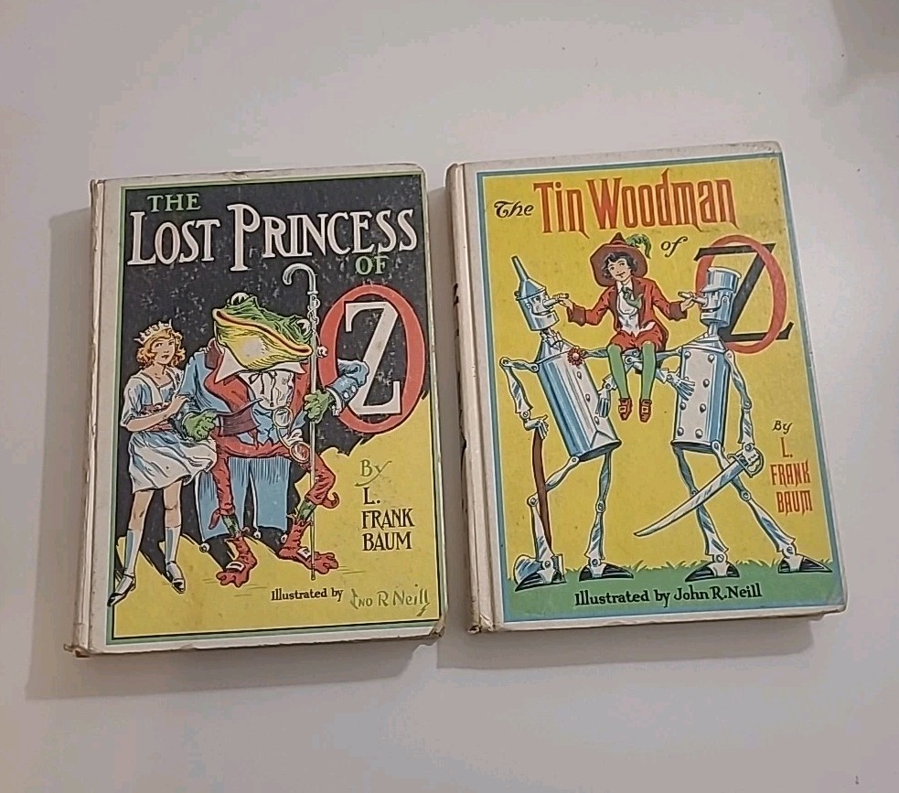 Wizard of OZ L. Frank Baum Book Set Of 12 Hardcover Reilly & Lee 1956
