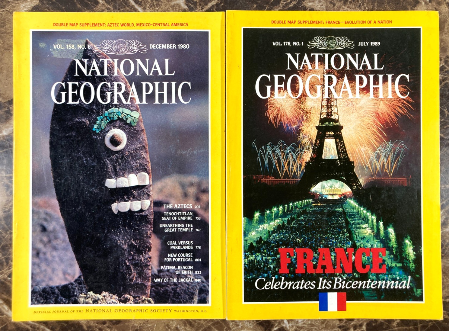 National Geographic Magazine 1968-2024 Lot of 10 Random Pick G-VG No Duplicates