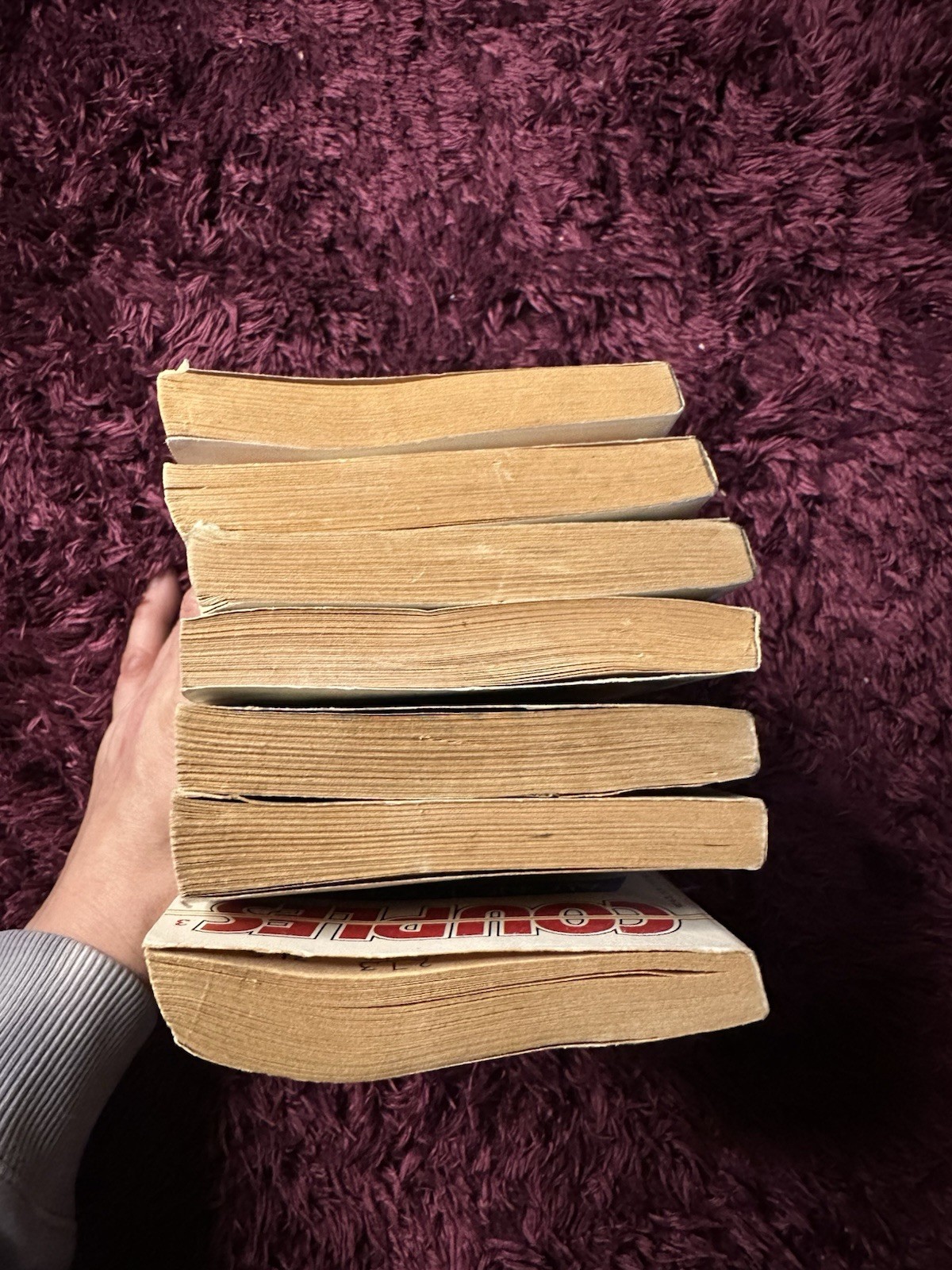 COUPLES-M.E. COOPER- Paperback Books Lot Of 7 Worn And In Fair Conditions- 80’s