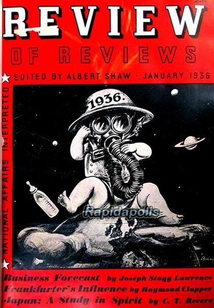 REVIEW OF REVIEWS Illustrated News Magazine JAN-JUNE 1936 BOUND 464 pages