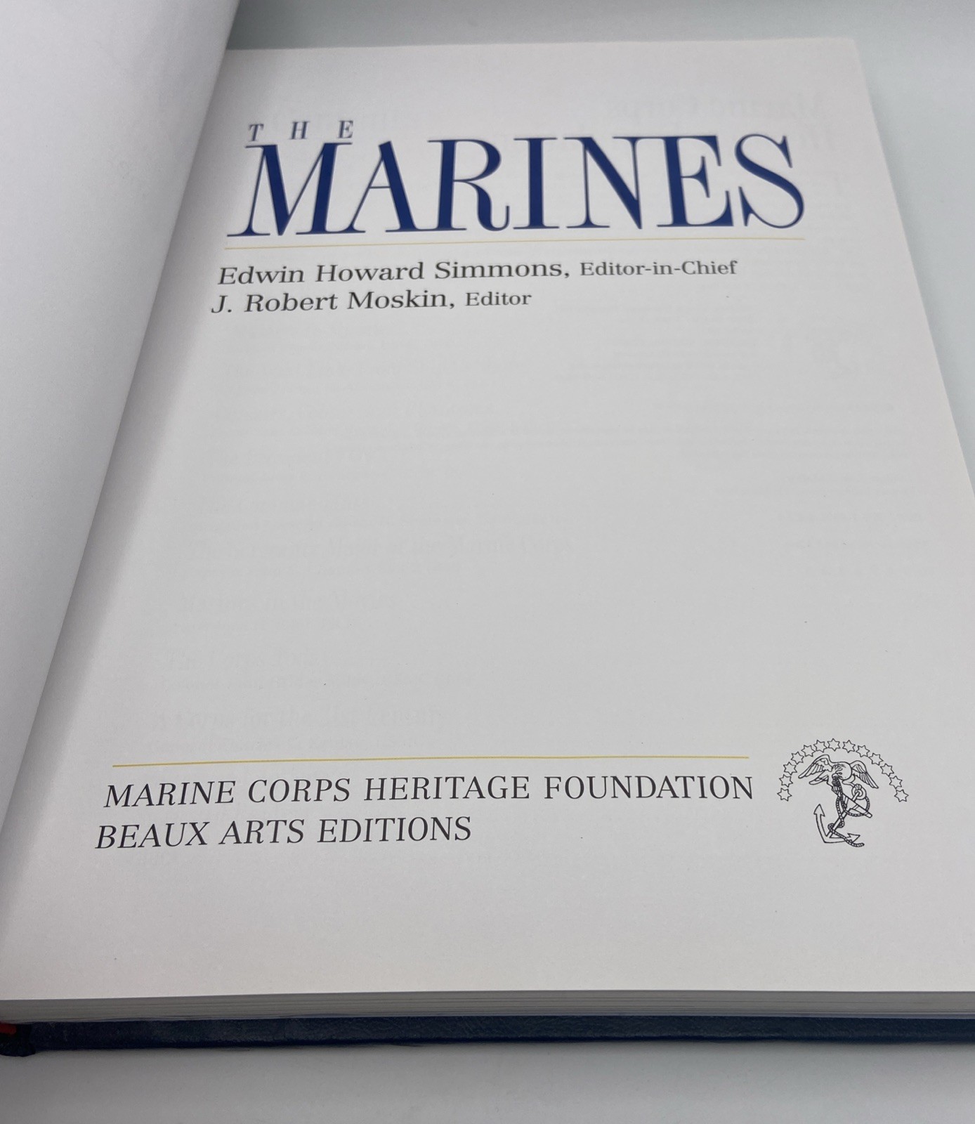 The Marines Marine Corp Heritage Foundation Illustrated Book-2012- READ!