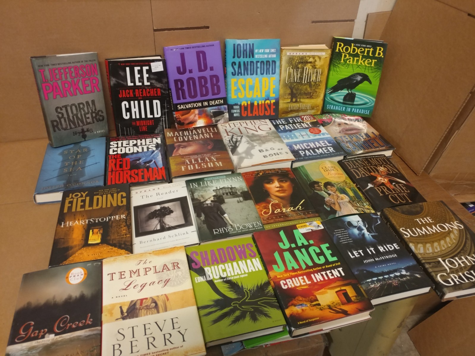 Lot of 10 Pounds Hardcover INSTANT COLLECTION GENERAL FICTION Book MIX GENRE SET