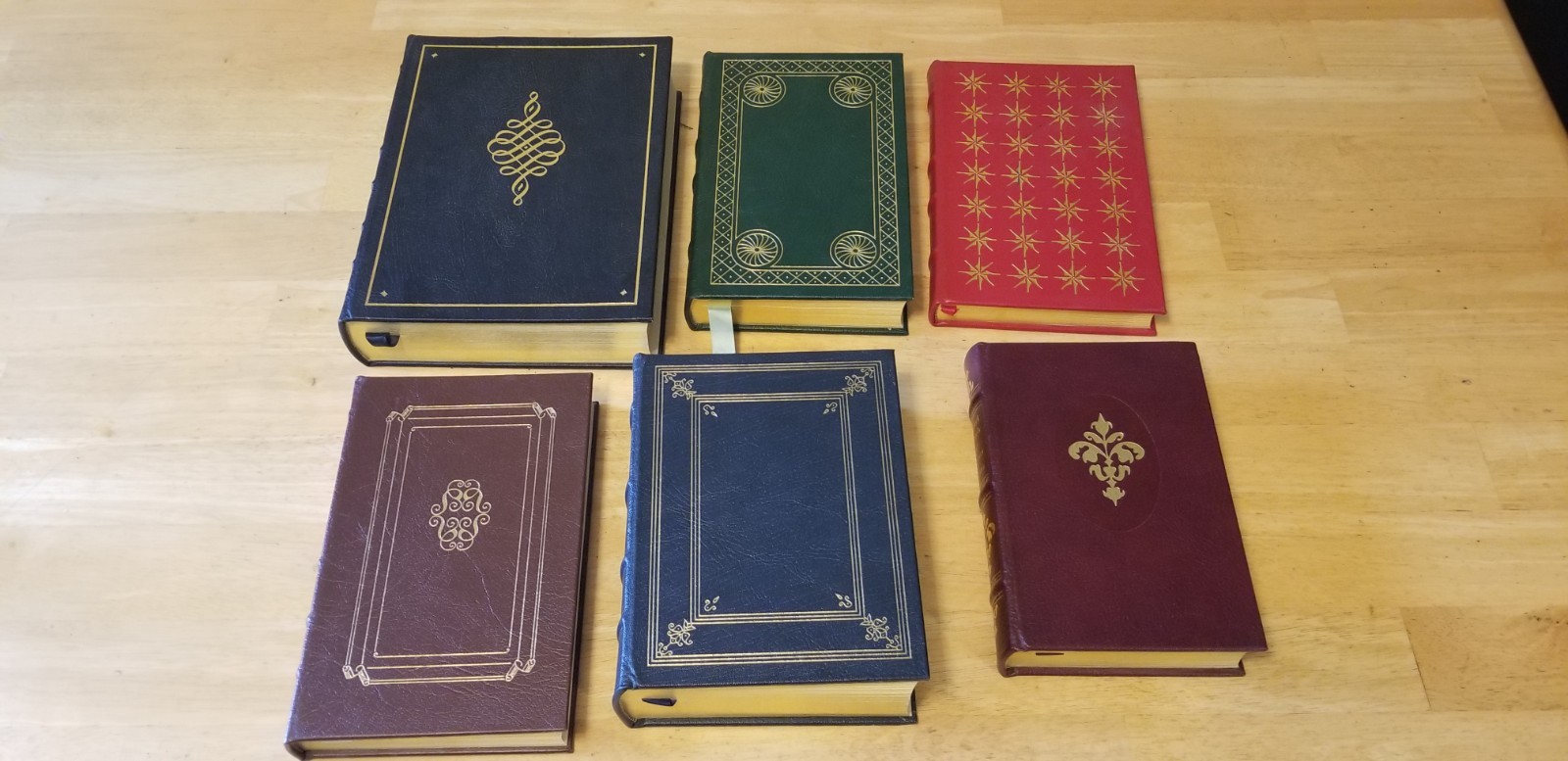 Firearms Classic Library Collection-Lot Of 6 Leather-bound Books