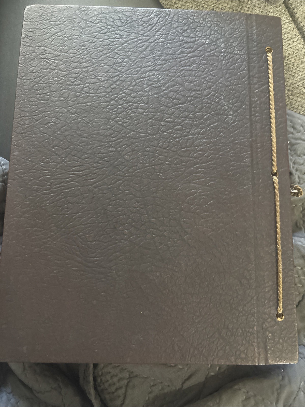 Leaves of Gold Hardcover Faux Leather Bound Book