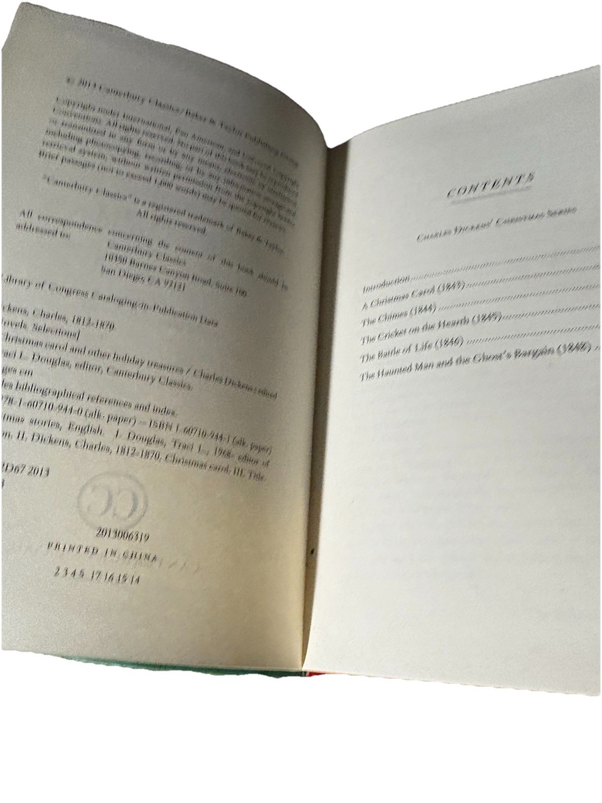 A CHRISTMAS CAROL & HOLIDAY TREASURES Charles Dickens Faux Leather Bound (2013)