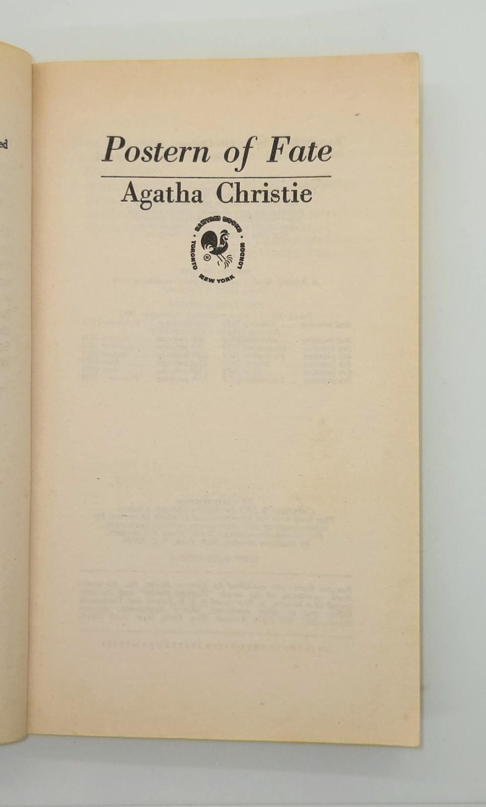 Lot of 4 Agatha Christie Vintage PB Murder Vicarage Frankfurt None