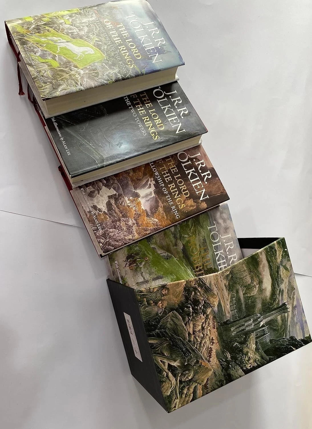 The Hobbit & The Lord of the Rings Boxed Set Illustrated edition Hardcover NEW