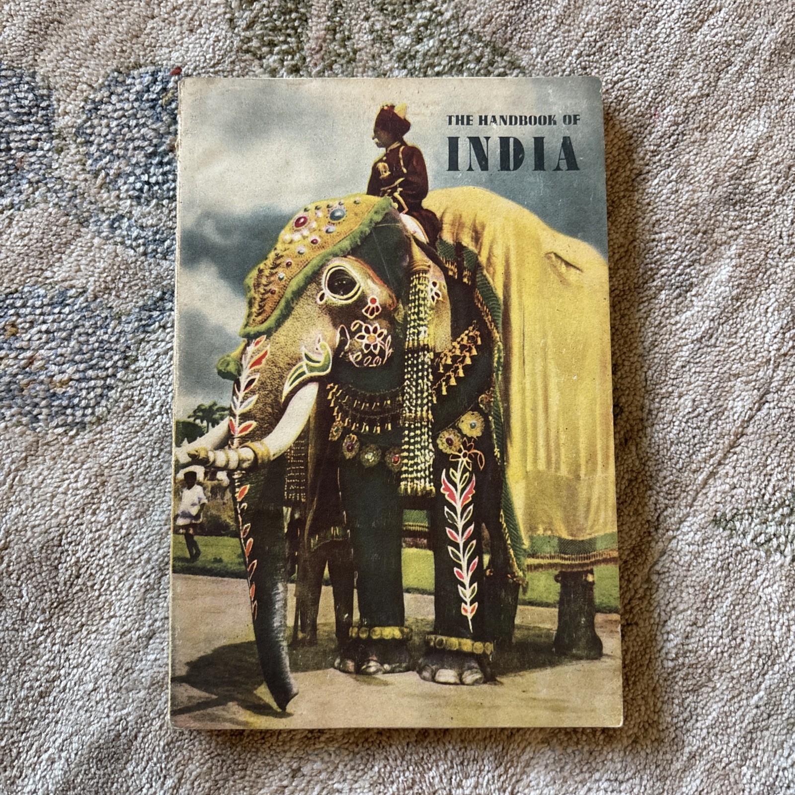 1956 The Handbook of India Govt of India Tourism Dept with Map