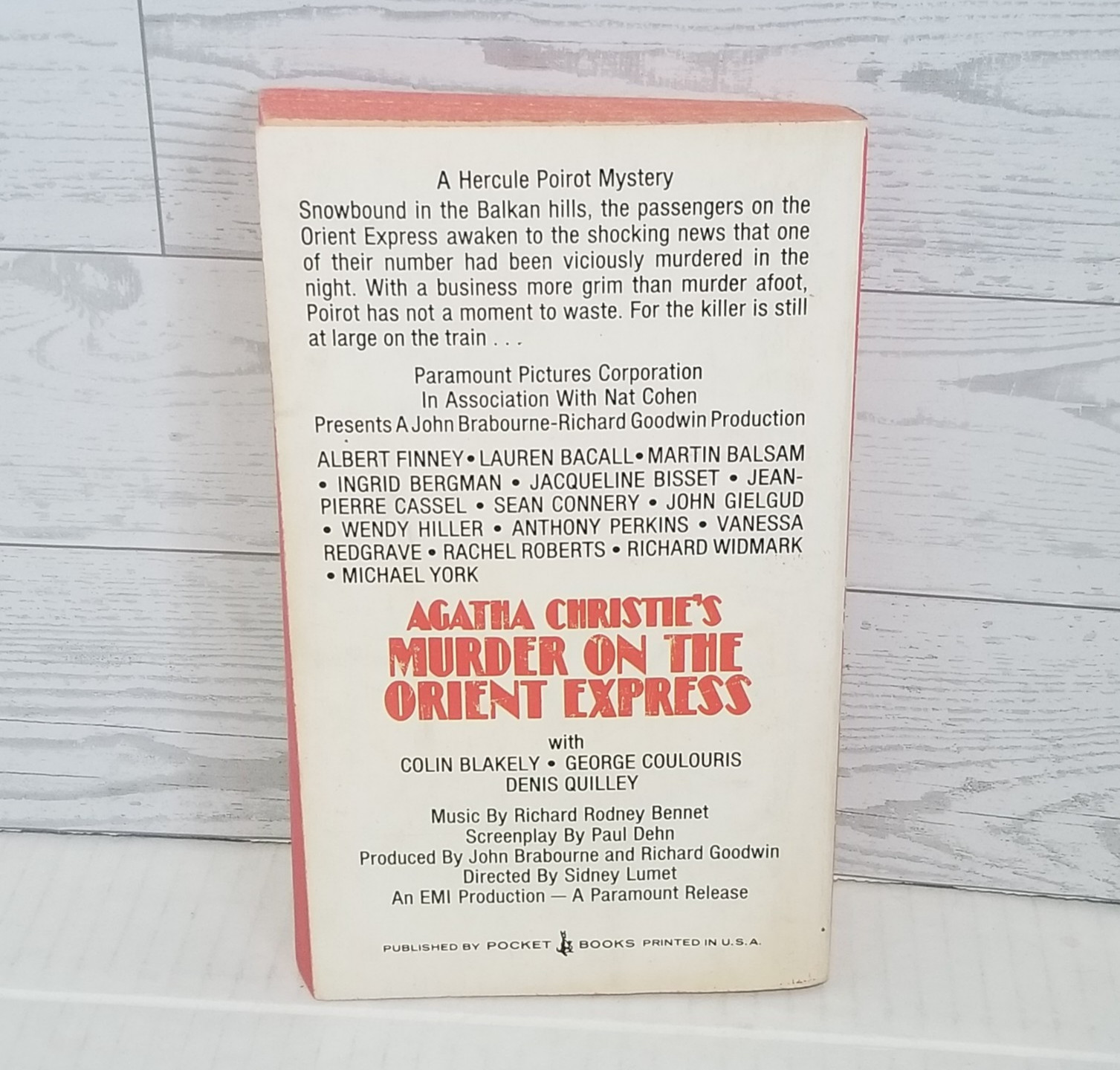 Agatha Christie 3 Book Lot Hercule Poirot Movie Tie In Vintage Paperbacks