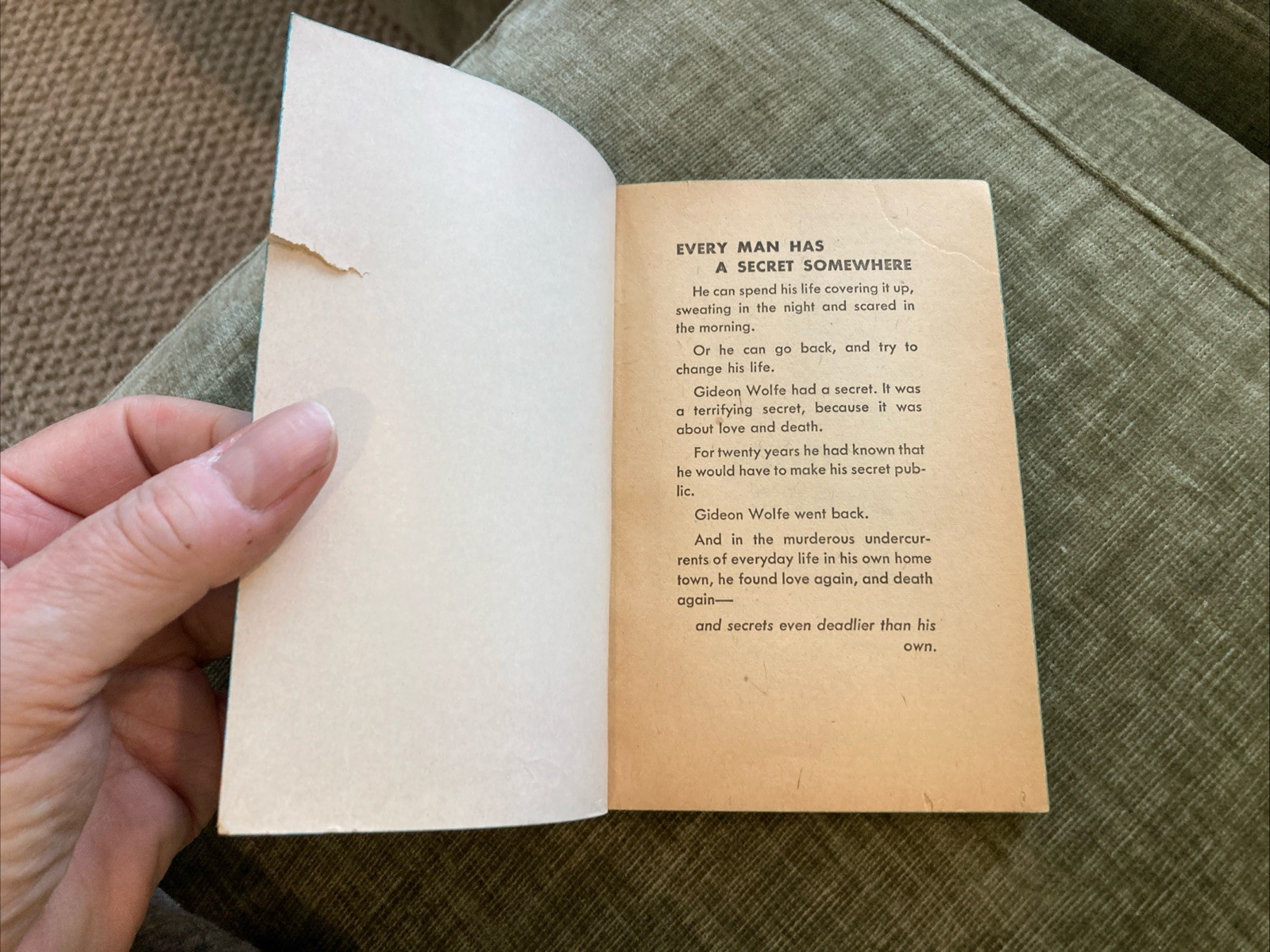 Crime gga Vintage Pb, The Hidden Grave by Hardin, Dell 922, 1958?, G+