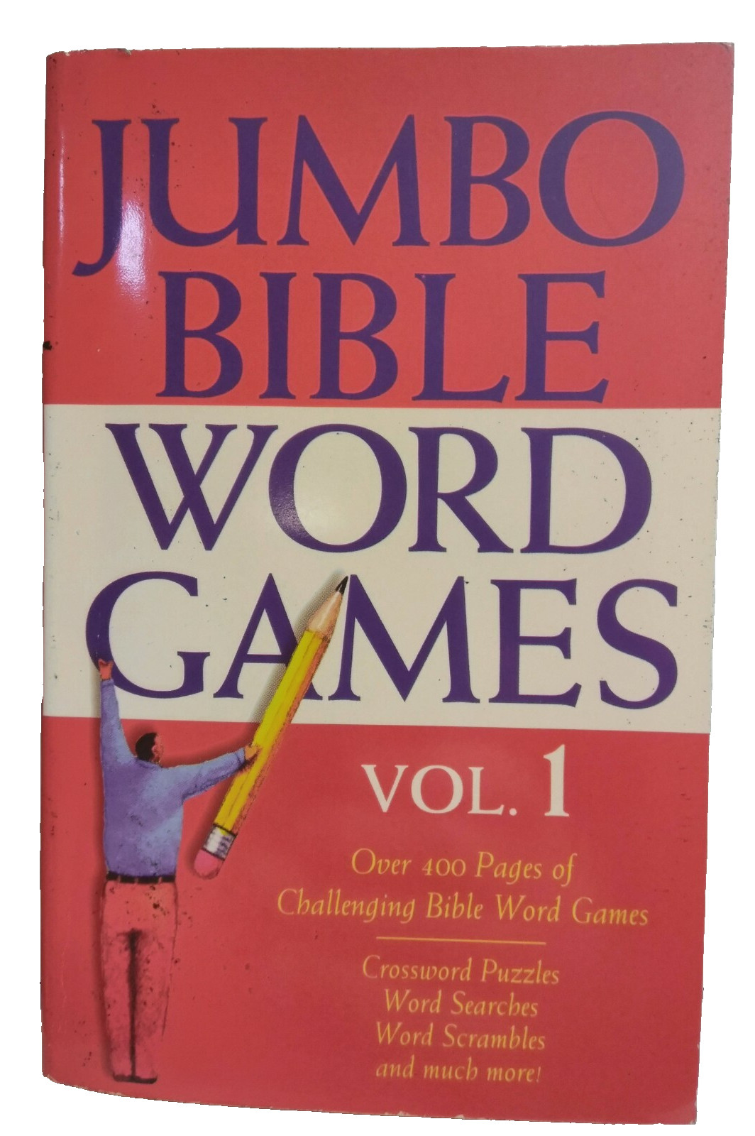 2001 Jumbo Bible Word Games Collection Volume 1 Soft Cover 400 Pages – Barbour