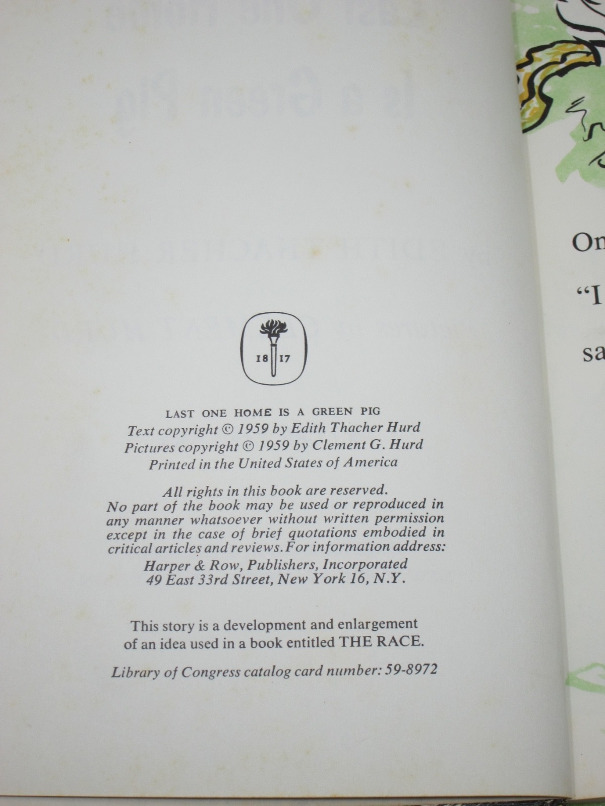 LOT of 5 VINTAGE COLLECTIBLE CHILDREN’S PICTURE BOOKS 1939 – 1959
