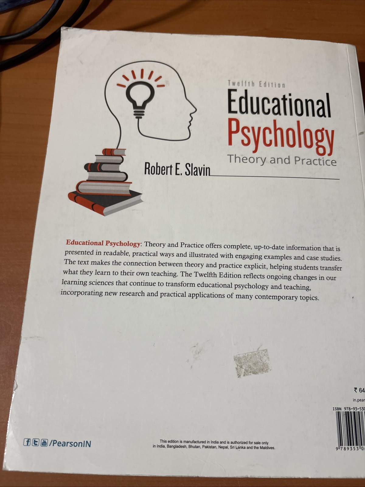 Educational Psychology: Theory and Practice, 12e [Paperback] R. Slavin