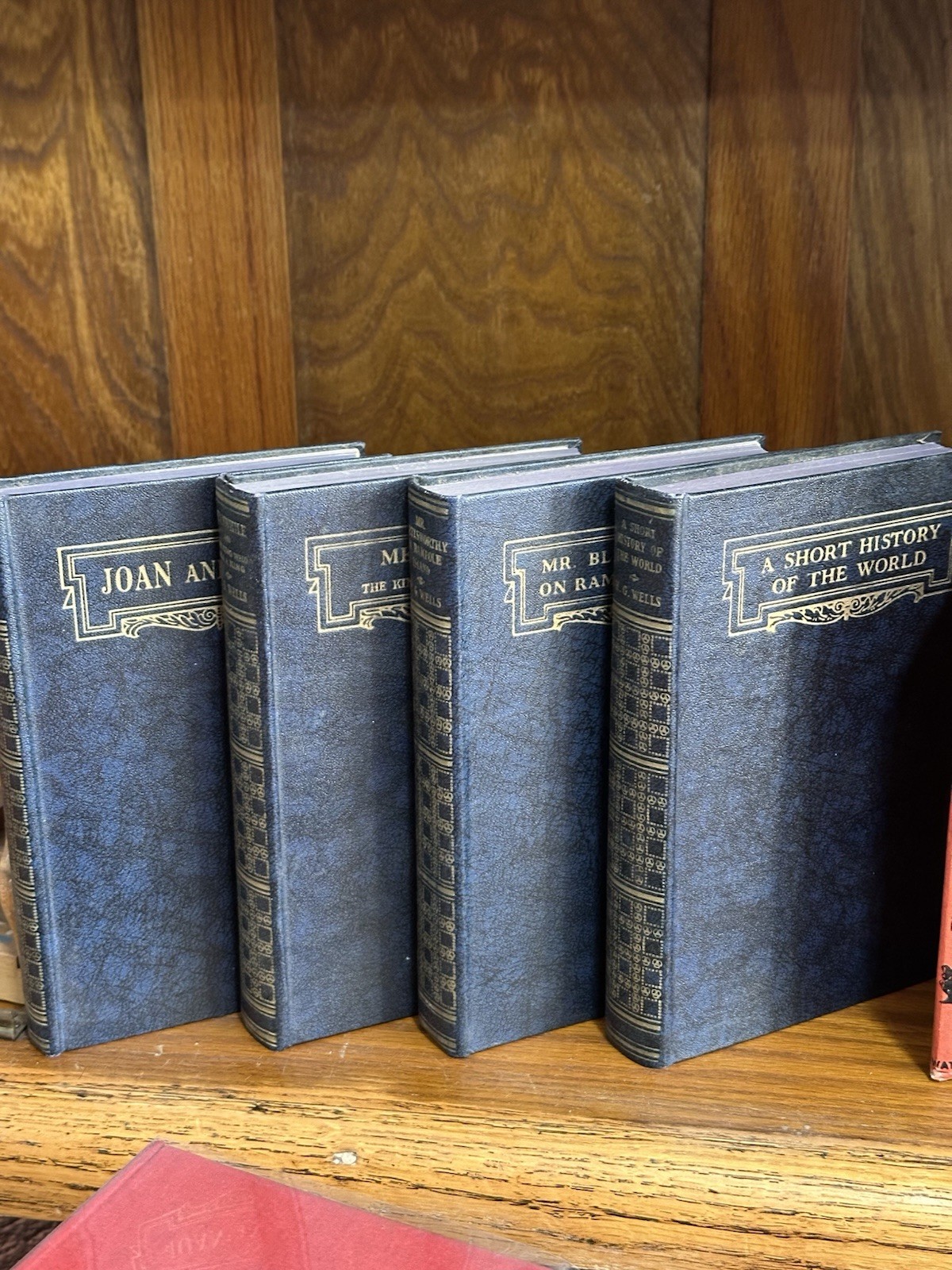 Collection/Job Lot Of Vintage Hardback Books By H.G.Wells