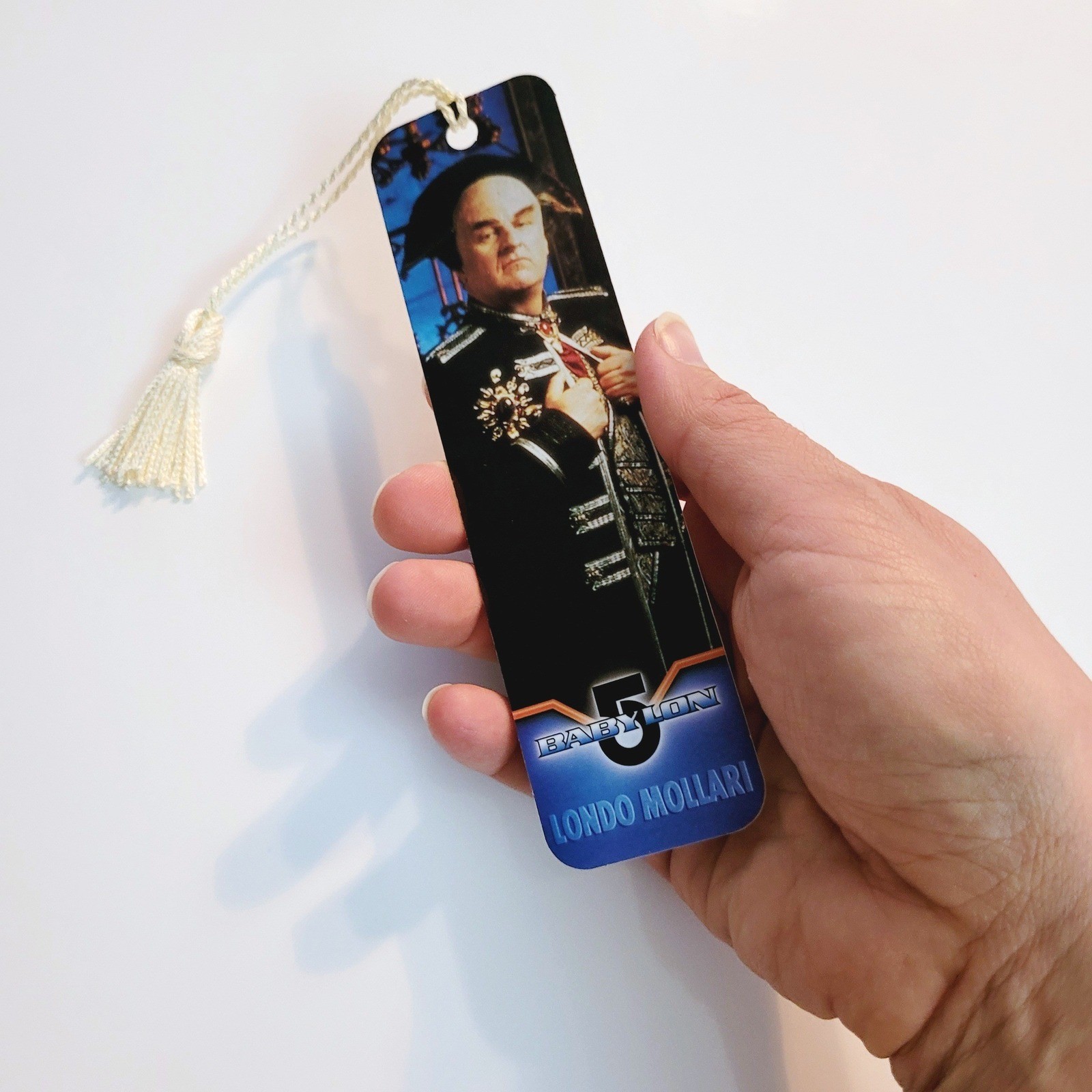 Vintage 90s Londo Mollari Bookmark- Babylon 5 -Gathering- 1997 Antioch KBO-13927